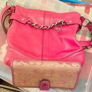 Great condition Coach with wallet.